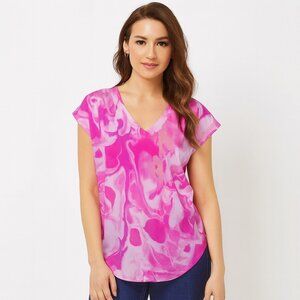 Jodifl Women's Pink Colorful Sleeveless Top Size S NWT